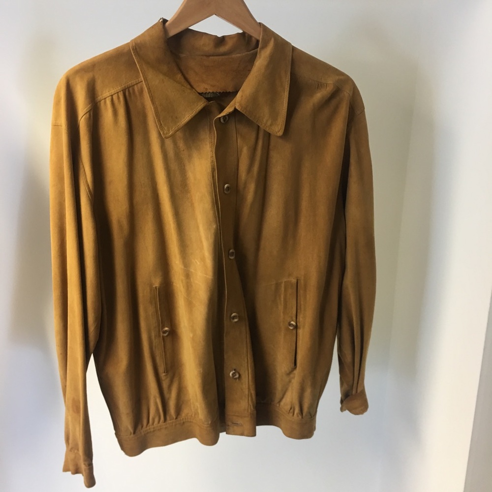 Wilkes Bashford Vintage Men’s Suede Jacket DEFECTS